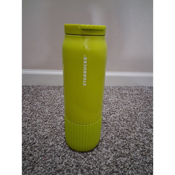 NEW! Starbucks 20 oz Lime Green Vacuum Sealed Tumbler - Picture 1 of 11